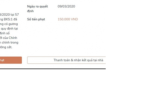 Từ 01/3, người vi phạm giao thông nộp phạt trực tuyến như thế nào?